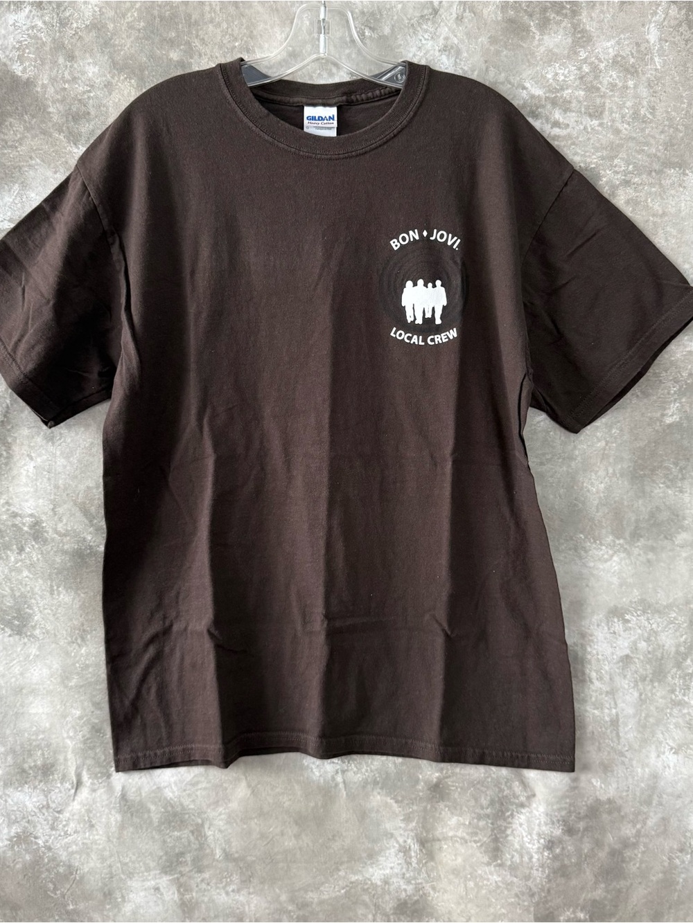 Bon-Joni Gildan Heavy Cotton Crewneck Tee - Brown (love 27)